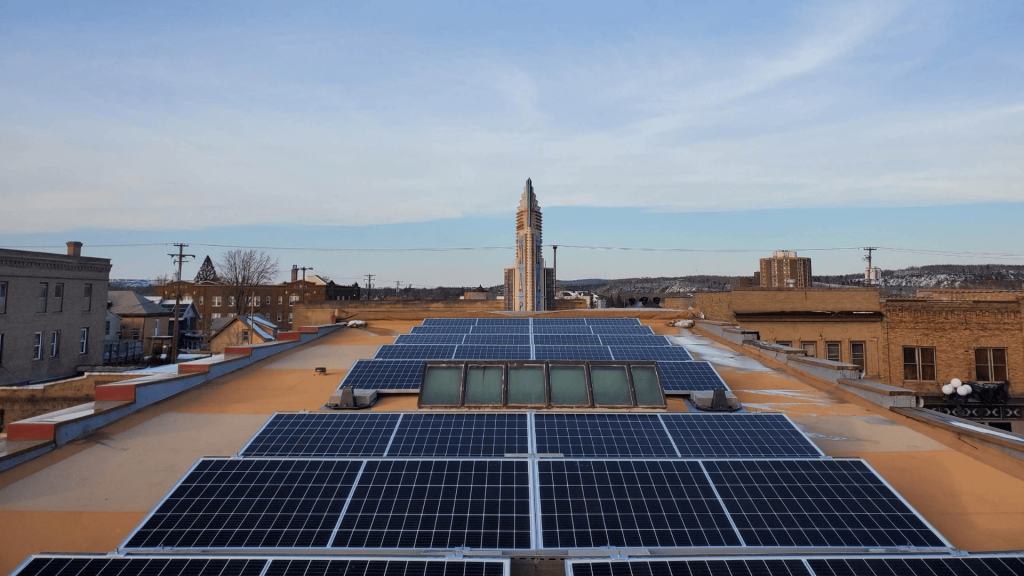 Commercial solar installation | Wolf Track Energy